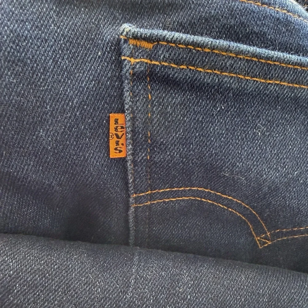 Vintage Levi's 517 Jeans Men's 38x30 Orange Tab Dark Wash Bootcut USA 4182